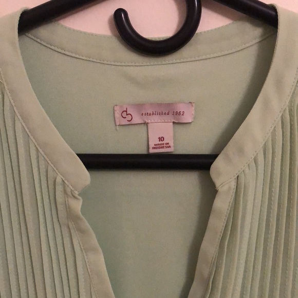 CB Established 1962 Mint Green Belted Button-Down Dress - Picture 9 of 10